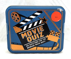 The Original Fun Workshop MOVIE QUIZ Party Game 100 Questions 50 Quiz Cards NIB