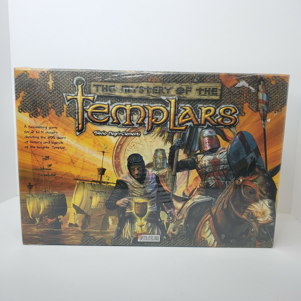 Stratelibri The Mystery of the Templars Historical Strategy Board Game RPG New!