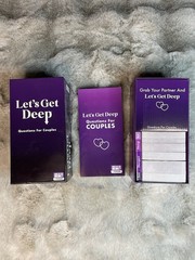 Lets Get Deep Questions For Couples Game Card Game For Date Night