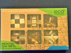 5 Games 55 Piece Dominoes, Brain Teasers, Mini Checkers, (2) Tumbling Towers