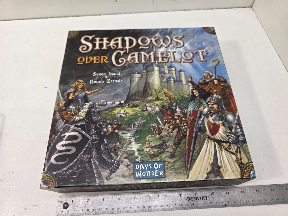 Shadows Over Camelot Board Game Days of Wonder 2012 SEALED CARDS MISSING 7 DICE