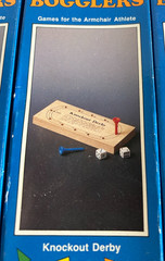 VTG Sports Bogglers Wooden Games by Russ Berrie NOS Football, Basketball, Derby