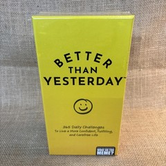 Better Than Yesterday 365 Daily Challenges Life Fullfilling Game NEW Sealed