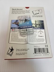 Birdcage Press War Game Battle – Military Jets Card Game & Book
