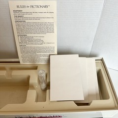 Pictionary 1993 Board Game Updated for the 90s Complete Vintage Drawing