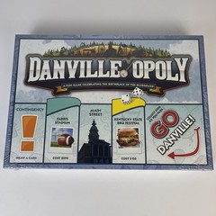 Danville Opoly Monopoly Game by Late for the Sky Danville Kentucky New Sealed