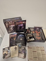 (X2) Folklore the Affliction 2nd Edition & Dark Tales Expansion Board Game RPG