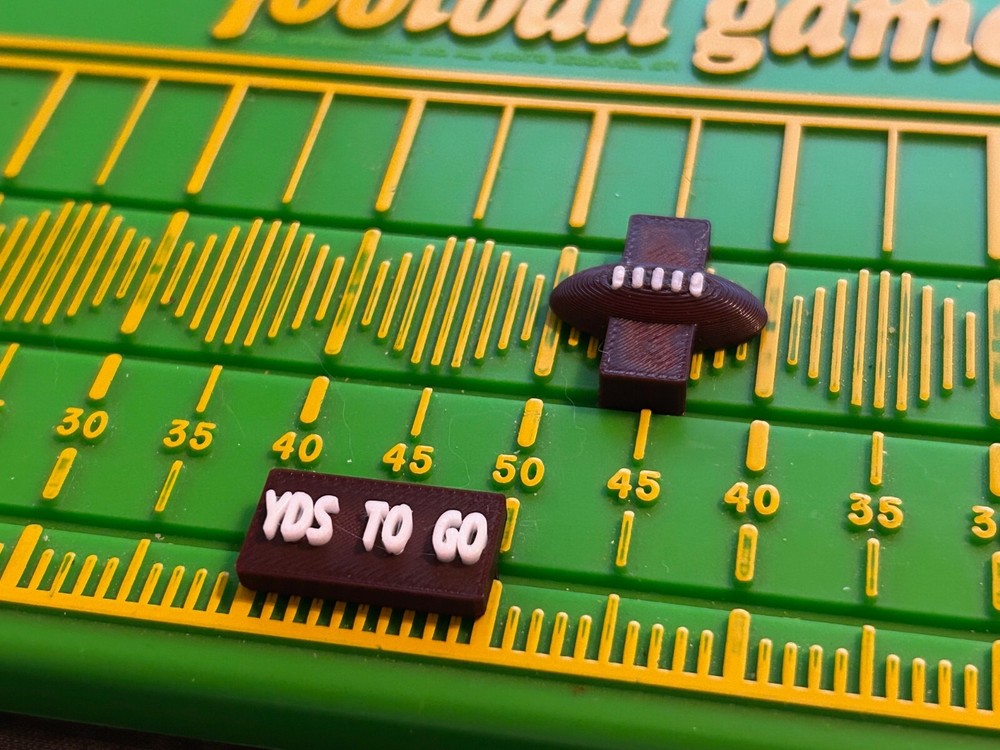 NEW VERSION! Paydirt/Bowl Bound Game Pieces (football/yardage markers only)