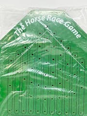 Horse Race Game Wood Board with Horse Shaped Pegs – Hand Made in Canada