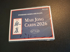2026 Standard Hands & Rules – Mah Jong Cards 2026 – New, Factory Sealed