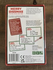 Merry Dissmas Family Holiday Party Game