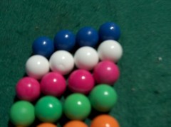 24 Aggravation Color Replacement PLASTIC marbles Pink White Green blue 6 Dice AG