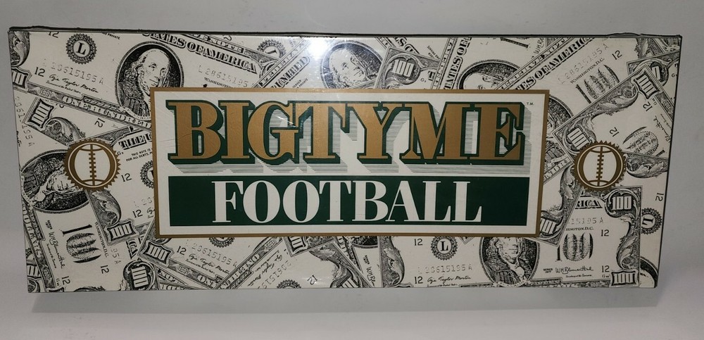 1991 RARE BIGTYME FOOTBALL The Board Game New/Sealed ~Teen to Adult Game Day Fun
