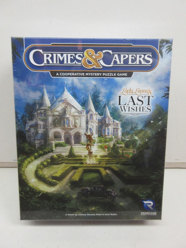 Renegade Game Studios Crimes & Capers Lady Leona’s Last Wishes Mystery Game