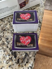 I Love Lucy Trivia Game! Still In Original Box. Hard To find. Board Is Split