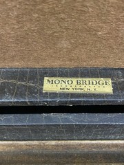 Nice Lot of 153 Vintage Bakelite Mah Jong Mahjong Tiles + 4 Racks W/ Case & Dice