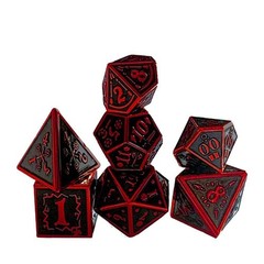 Fantasydice Metal Dice Set Collection for DND and All TRPG Games (Nightwatch,…