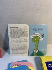 6 Assorted Kids Card Games FLASH CARDS Disney Old Maid Go Fish Vantage Insects