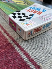 Milton Bradley Race-A-Way Championship Auto Race Game 1973 Complete