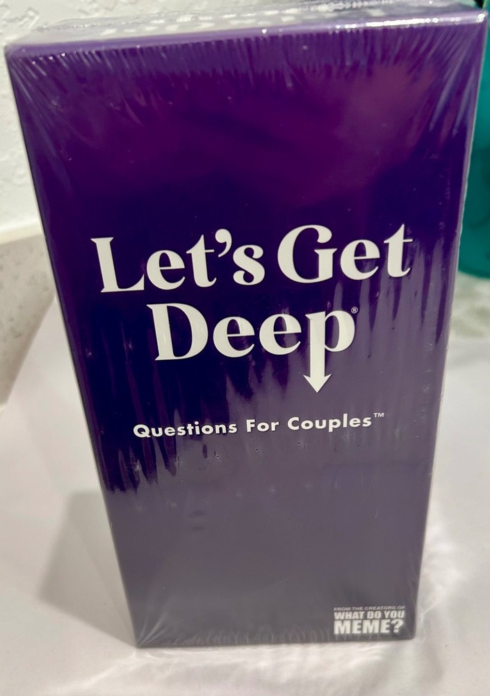Let’s Get Deep Questions for Couples Adult Party Game by What Do You Meme? NEW