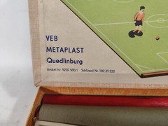 GDR football game football game toy VEB Metaplast table football foosball table