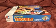Vintage 1986 Trouble Board Game Pop-O-Matic Milton Bradley Complete & Works