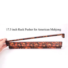 Mahjong Tortoise Shell Rack & Pusher Set of 4, Matte Finish, Hinged, set of 4
