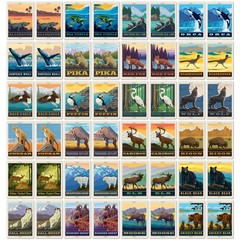 MasterPieces – National Parks Wildlife Officially Licensed Memory Game