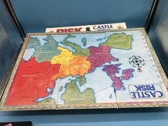 Vintage Parker Brothers Risk & Castle Risk Strategy Board Game 2-6 Players 10+