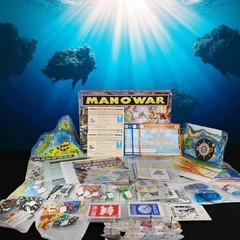 Games Workshop Man O’ War Board Game 1993 OOP 100% Complete Boxed 1st Ed CIB