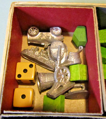 1935 1946 Parker Brothers Black Box Monopoly Board Game Metal Tokens Wood Houses