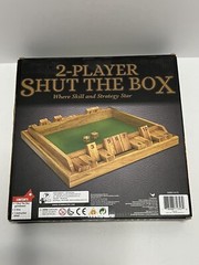 Board Game Lot 2 Games Tabletop Dexterity Games Cornhole & Shut the Box – New