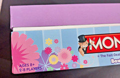 2009 Monopoly Boutique Edition Pink Floral Complete Charms Keepsake Y2K