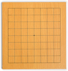 Beechwood Veneer 0.4-Inch Etched Beginner’S 9X9 Go Game Set Board with Single Co