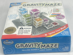 Gravity Maze Board Game Logic Puzzle Towers Marble 60 Challenge Cards New Sealed