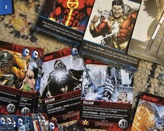 DC COMICS Deck-Building Game Heroes Unite Cryptozoic Cards Super Villains 2013