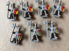 Vtg Battle Masters Board Game Replacement Men At Arms 11x + 4 Replacement Parts