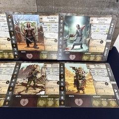 Waste Knights 2nd Ed Board Game Kickstarter All-In Big Box Post-Apoc Complete
