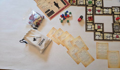 Bag of Dungeon Board Game + Legends Expansion Gunpowder Studios Complete (LOT)