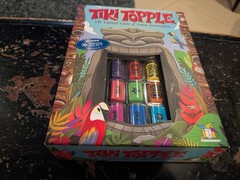 Tiki Topple Board Game by Gamewright Free Shipping