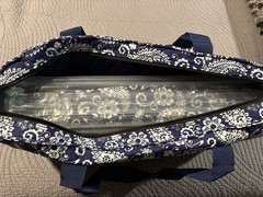 American Mahjong Set, Blue Paisley Carrying Bag,166 Premium White Tiles,4 All…