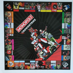 Monopoly CROWDSTRIKE Edition Board Game – Missing instructions READ description