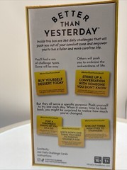 Better Than Yesterday Self Help 365 Daily Challenges Mindfulness New Years Game