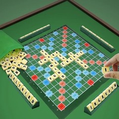 New Scrabble Crossword Board Game – Contents New – Damaged Packaging