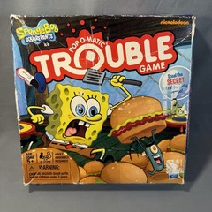 SPONGEBOB Squarepants Pop-O-Matic Trouble Game Hasbro Rare 2012 Edition INTL?
