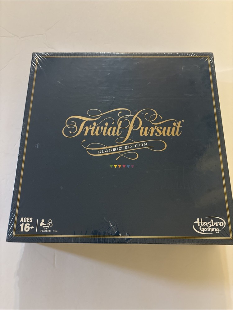 Trivial Pursuit Classic Edition Trivia Game 2016 Hasbro Complete NIB New Sealed