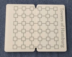 TOWERS OF HAMBURG Board Game – Simple strategy game