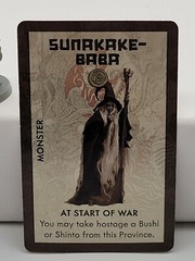 Sunakake-Baba Rising Sun Daimyo CMoN miniature box monster game w/ card