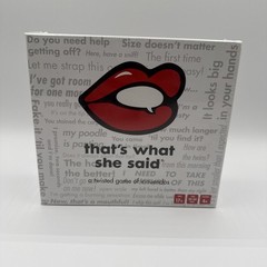 That’s What She Said Game A Twisted Game Of Innuendos New In Box Sealed