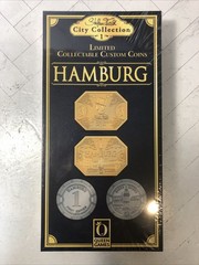 HAMBURG Limited Collectable Custom Coins Stefan Feld City Collection Game Add-On